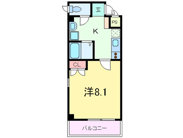 クレア－ル本山の物件間取画像